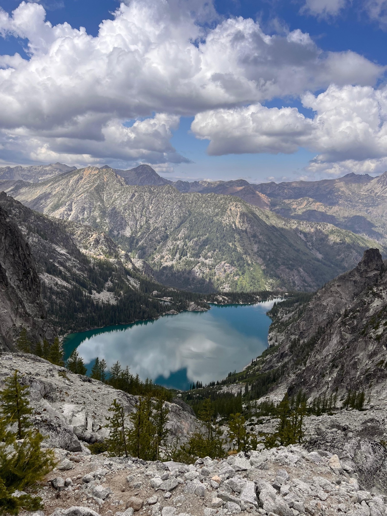 Colchuck Lake from Aasgard Pass